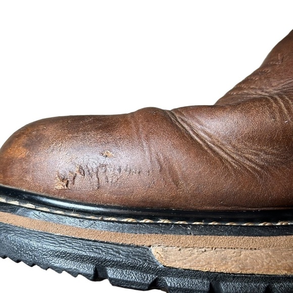 Rocky Original Ride Branson Roper Waterproof Western Pull On Boots Men’s Size 10 - Picture 7 of 10